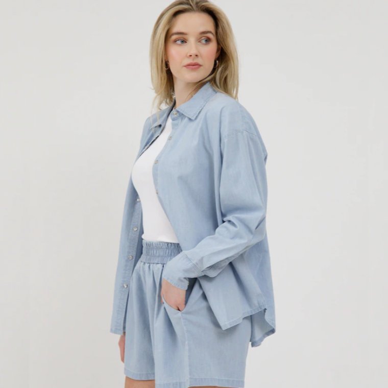 Chambray Button Up by Brunette The Label