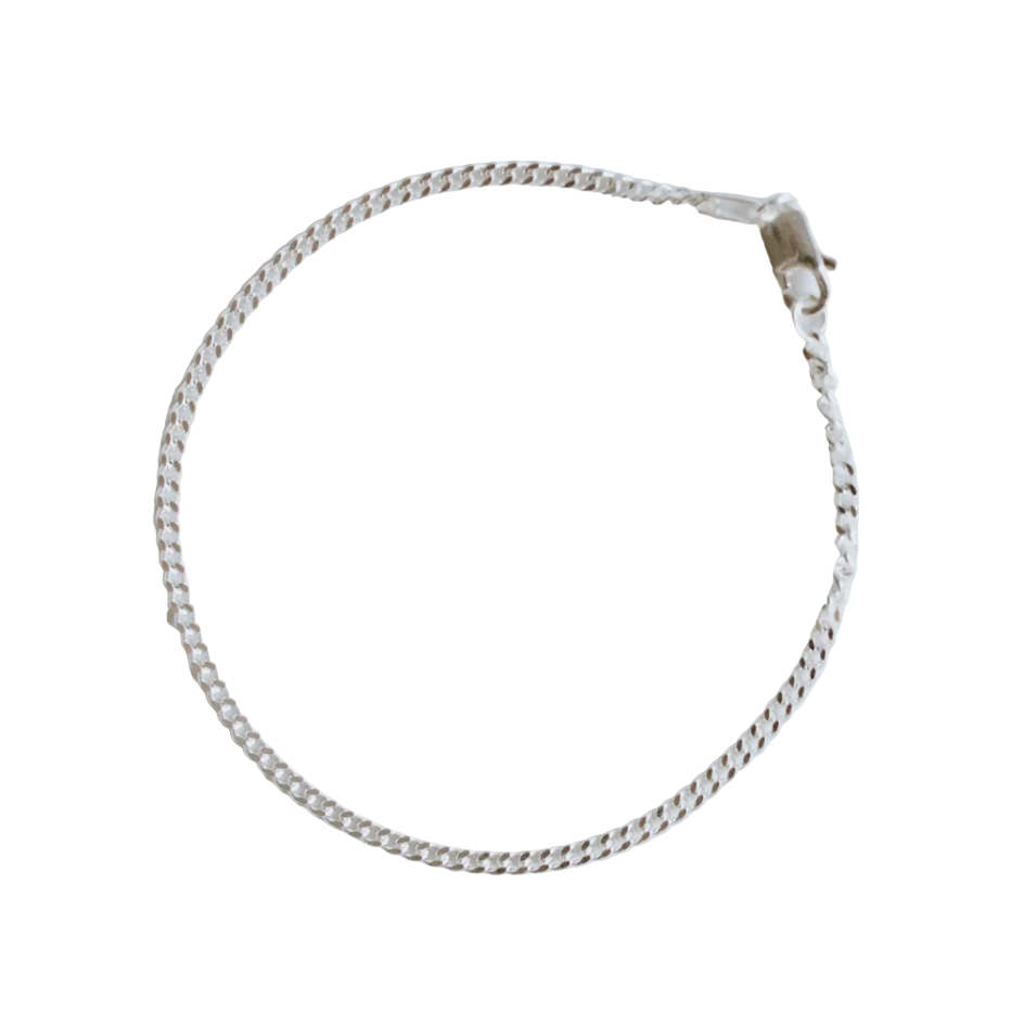 Curb Bracelet - Sterling Silver
