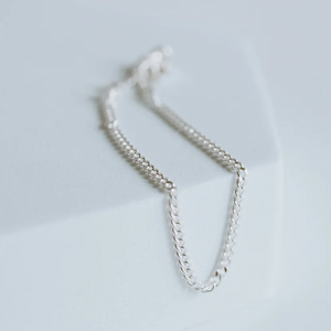 Curb Bracelet - Sterling Silver