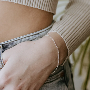 Figaro Bracelet - Sterling Silver