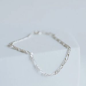 Figaro Bracelet - Sterling Silver