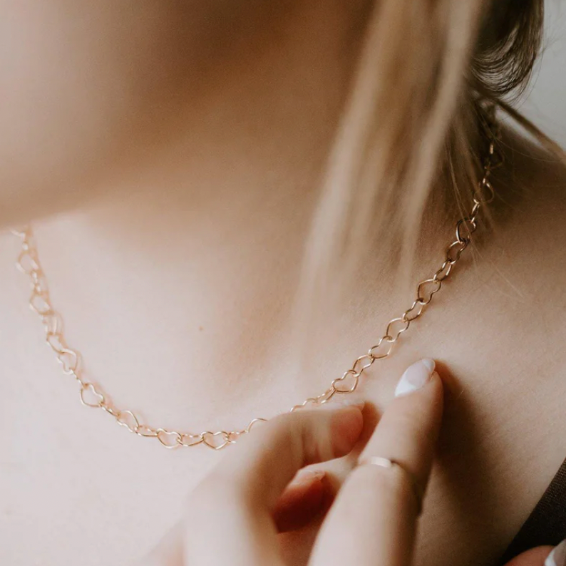 Heart Link Necklace