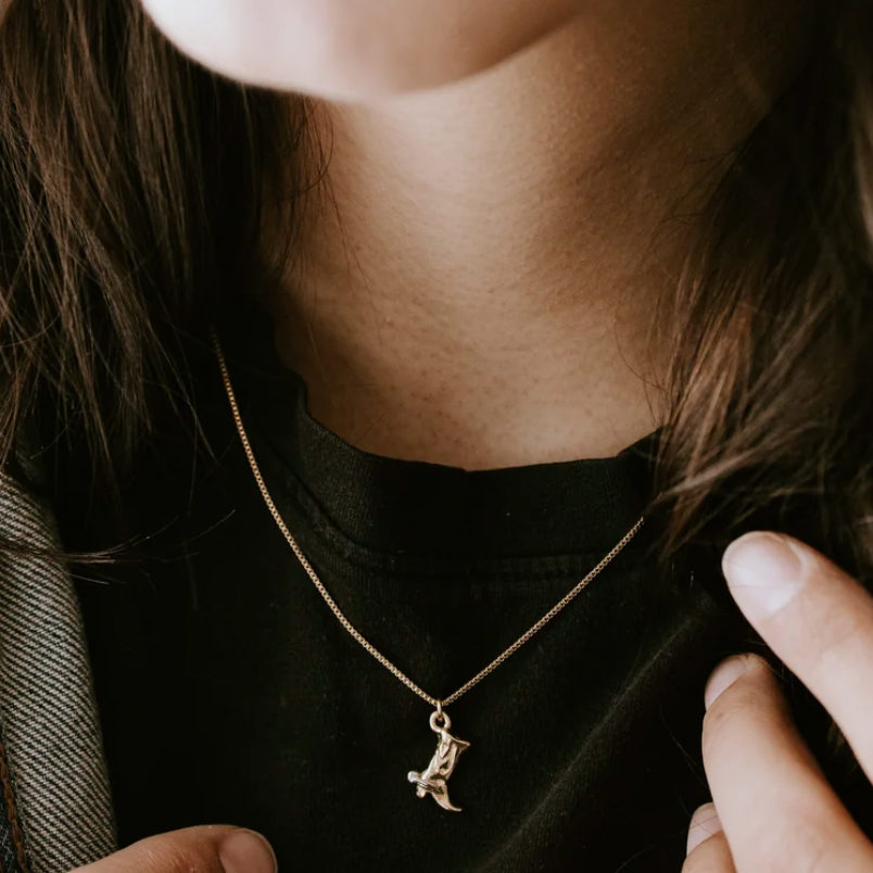 Cowboy Boot Necklace