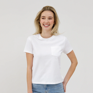 Pocket Tee by Brunette The Label