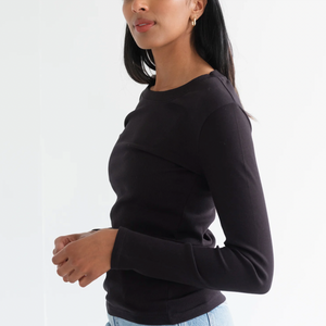 Ribbed Long Sleeve by Brunette The Label