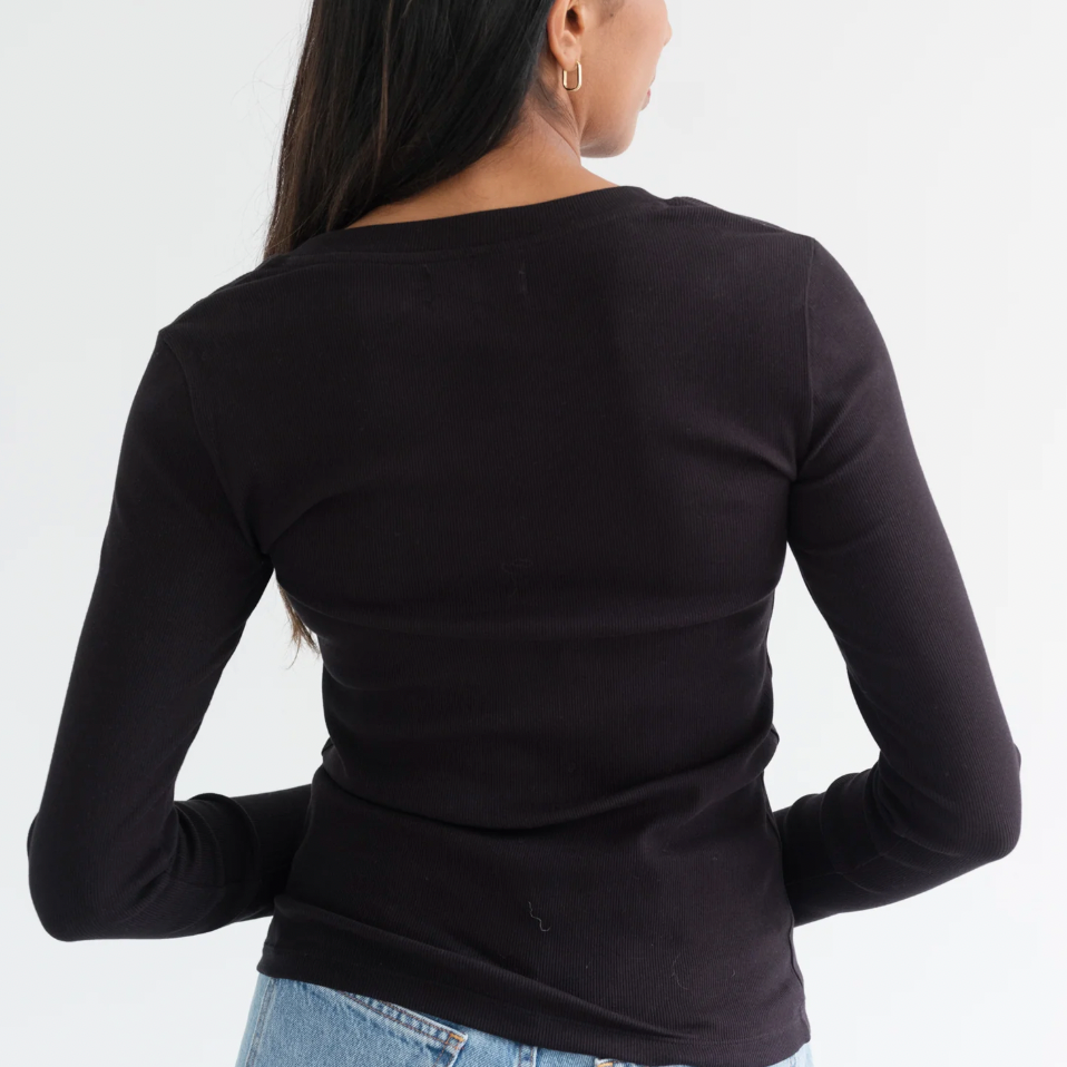 Ribbed Long Sleeve by Brunette The Label