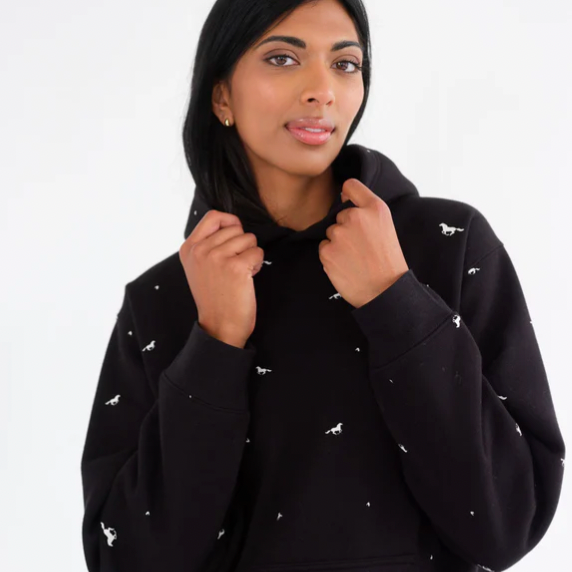 All Over Horse Hoodie