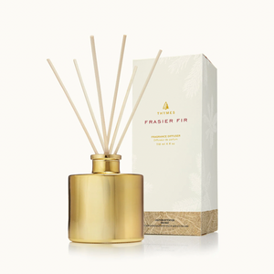 Thymes Fraser Fir Petite Gold Reed Diffuser