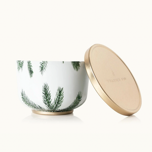 Frasier Fir Candle Tin w/ Gold Lid