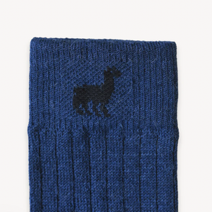 Alpaca Everyday Night Blue Socks
