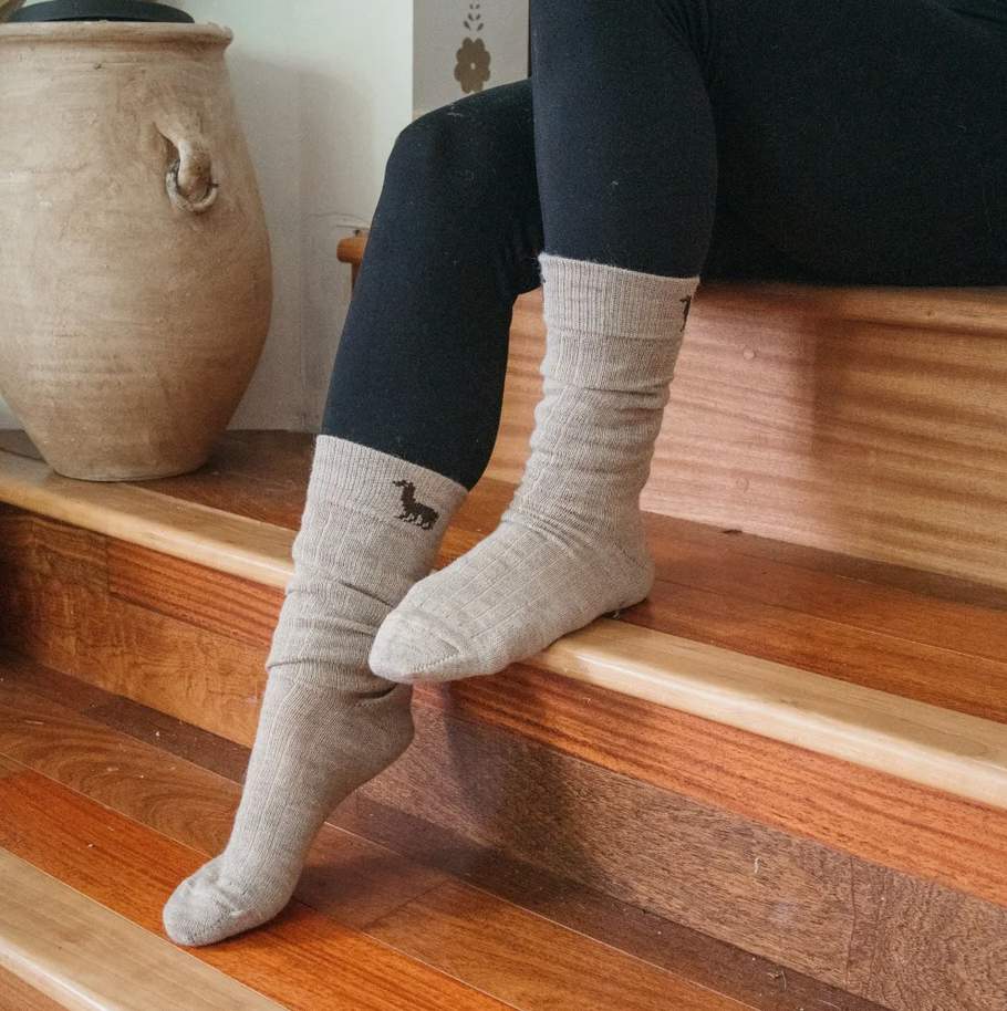 Alpaca Everyday Sand Socks