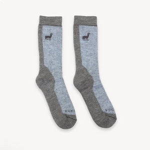 Hiker Greige Alpaca Sock