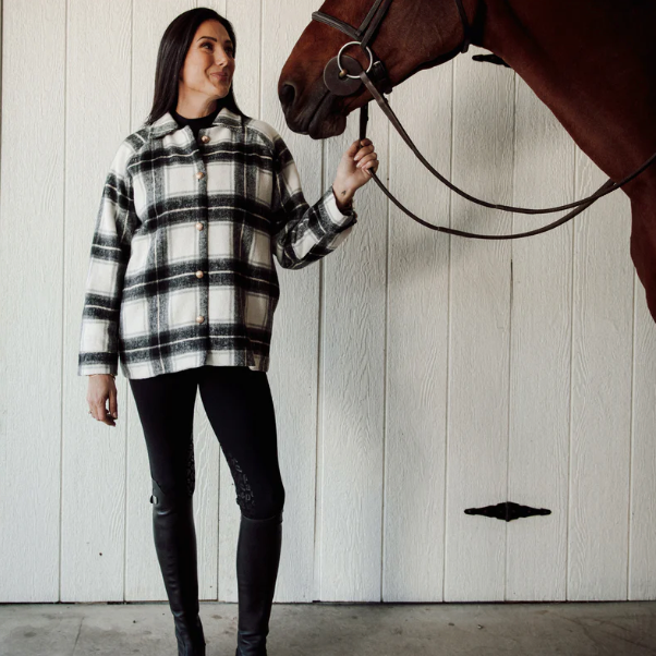 Tiffany Plaid Jacket by Brunette The Label