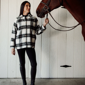 Tiffany Plaid Jacket by Brunette The Label