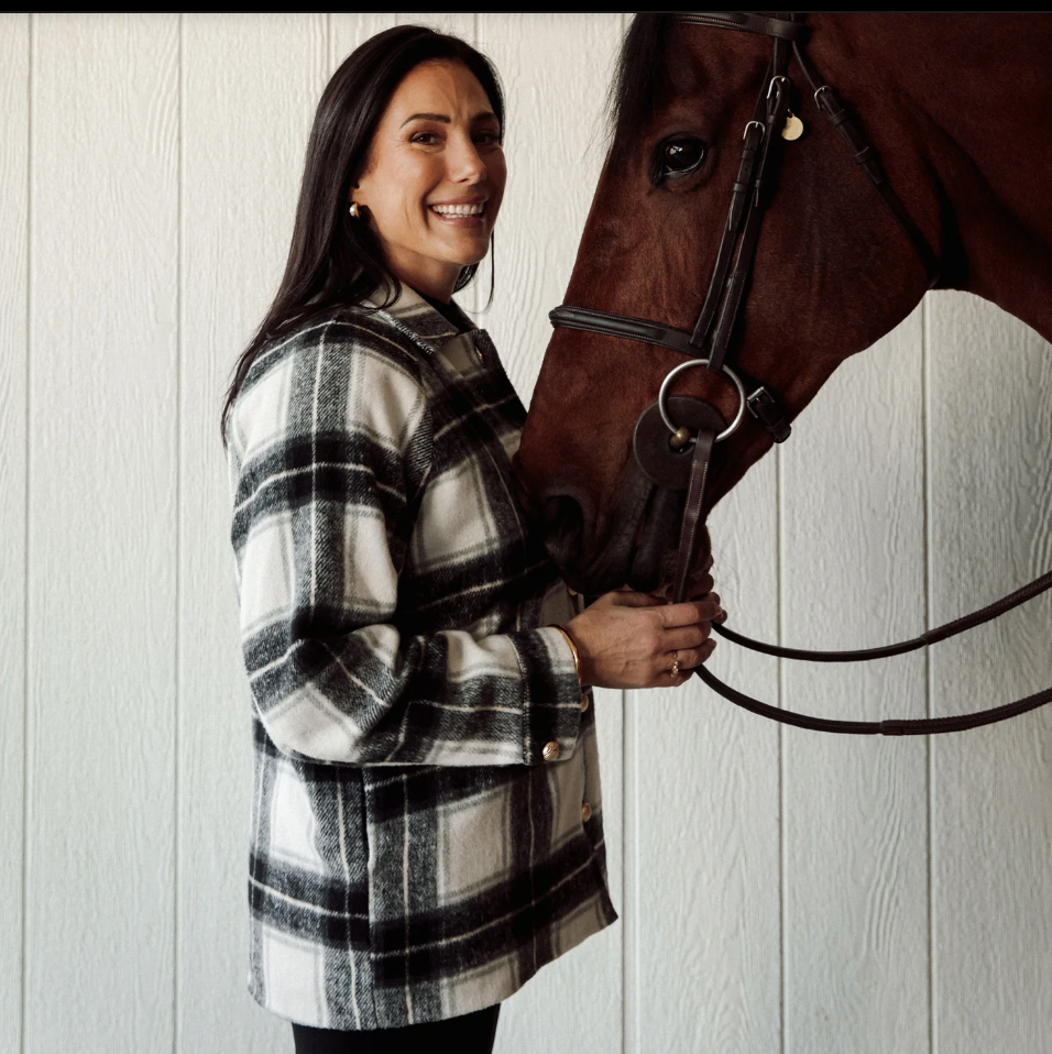 Tiffany Plaid Jacket by Brunette The Label