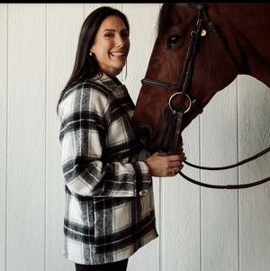 Tiffany Plaid Jacket by Brunette The Label