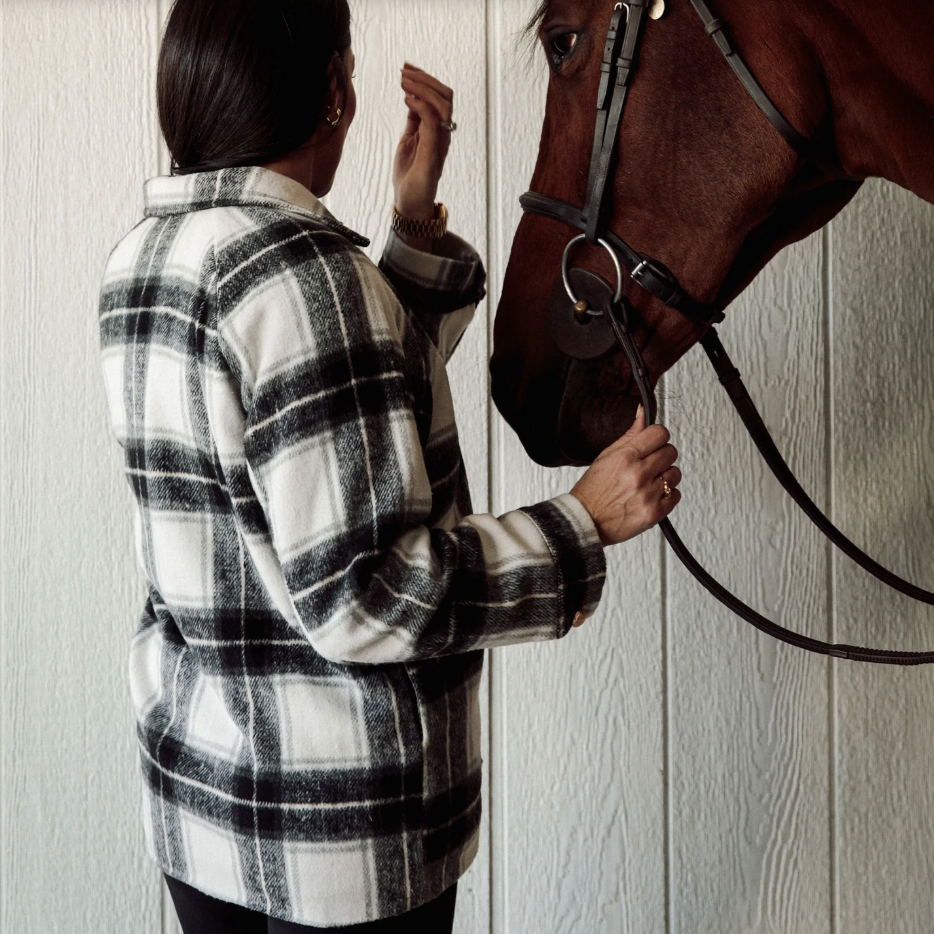 Tiffany Plaid Jacket by Brunette The Label