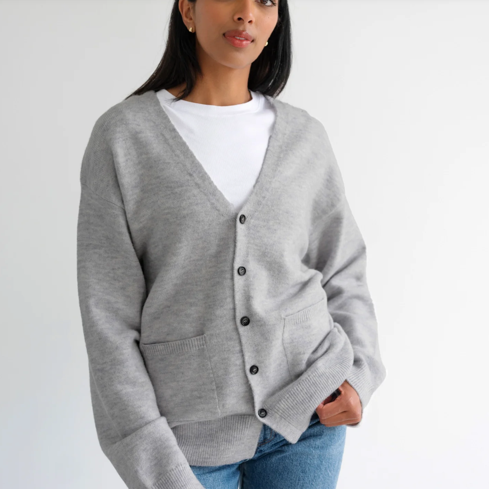 Oversized Knit Cardigan