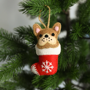 Winston Hand Embroidered Ornament