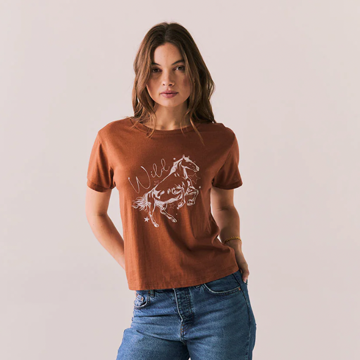 Wild Horses Graphic Tee By Chaser Brand
