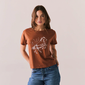 Wild Horses Graphic Tee By Chaser Brand