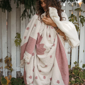 Maple Leaf Canada Fleece Lined Throw
