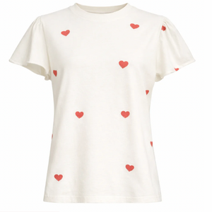 Colette Hearts Puff Sleeve Tee by PRIV