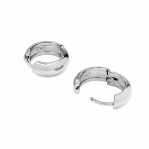 Cupella Silver Hoops
