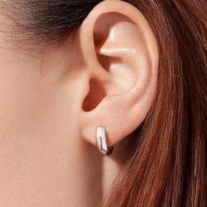 Cupella Silver Hoops