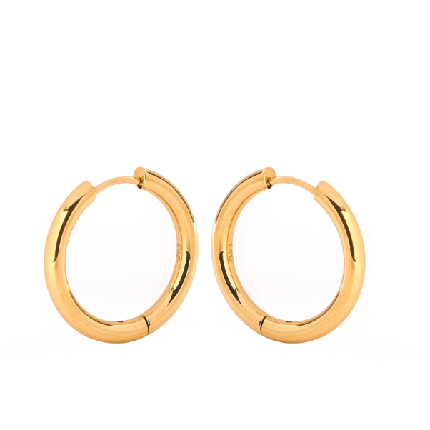 Frassino Gold Hoops