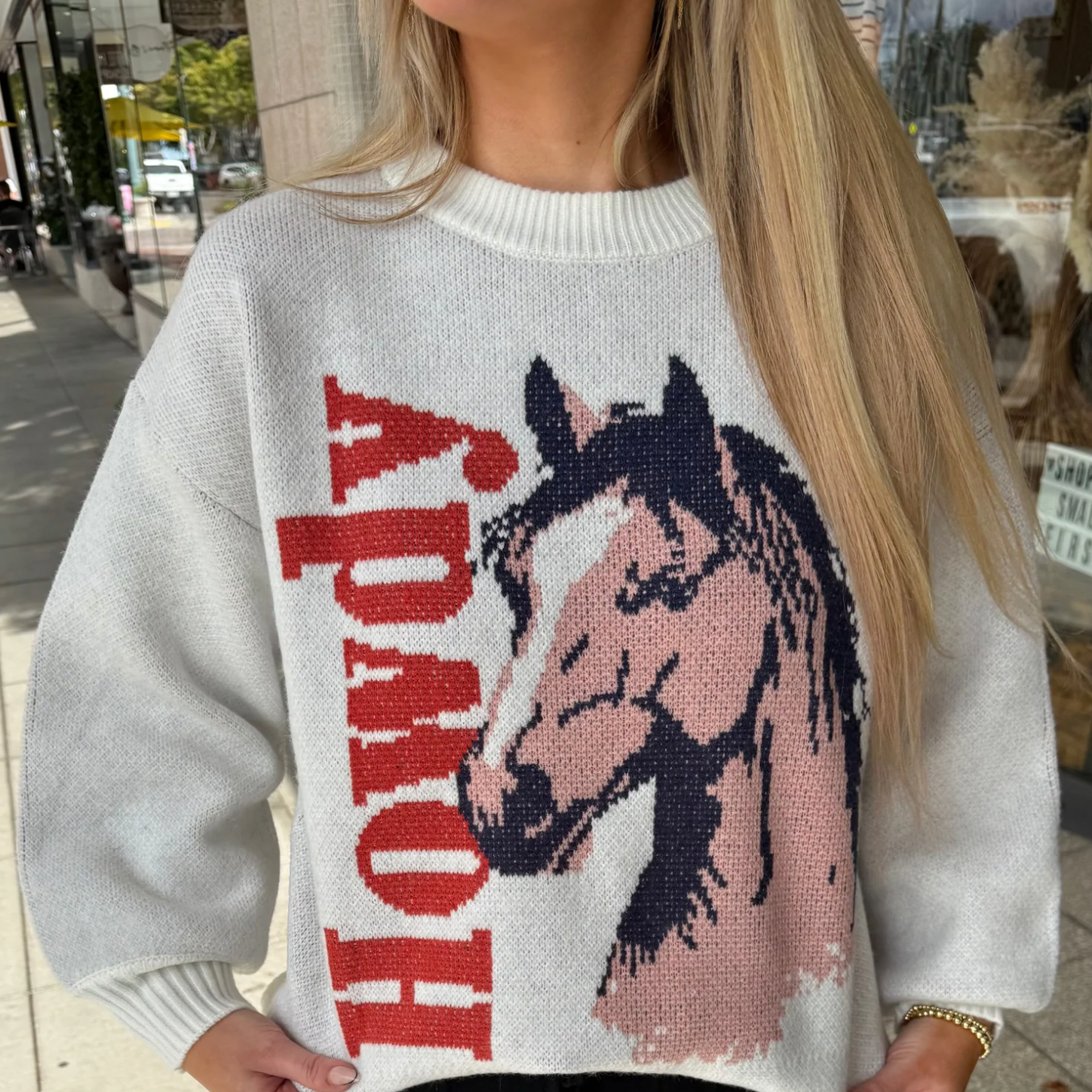 Howdy Horse Sweater