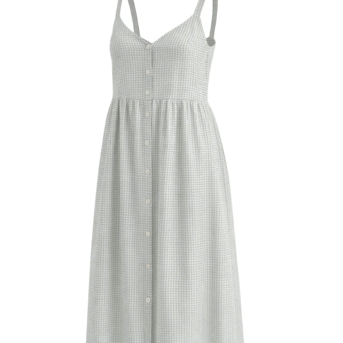 Estelle Blue Gingham Dress