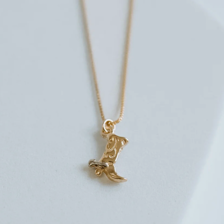 Cowboy Boot Necklace
