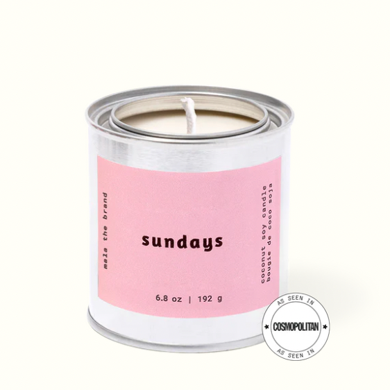 Sundays Candle by Mala the Brand