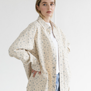 Shania Jacket - Blue Floral