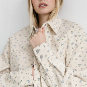 Shania Jacket - Blue Floral