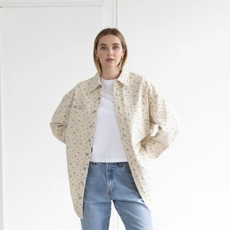 Shania Jacket - Blue Floral