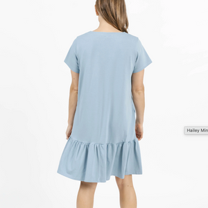 Hailey Dusty Blue Dress