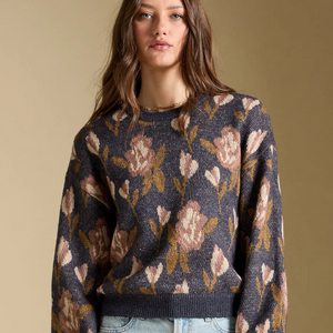 Ronnie Navy Sweater by Saltwater Luxe