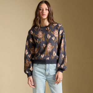 Ronnie Navy Sweater by Saltwater Luxe