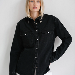 Jolene Denim Western Shirt by Brunette the Label