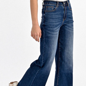 Jamie Wide Leg Denim by Molly Bracken