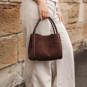 Steffie Suede Mini Tote Bag
