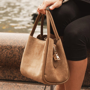 Steffie Suede Mini Tote Bag