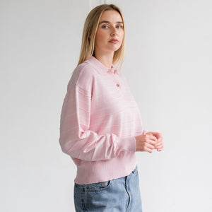 Knit Polo Shirt by Brunette the Label