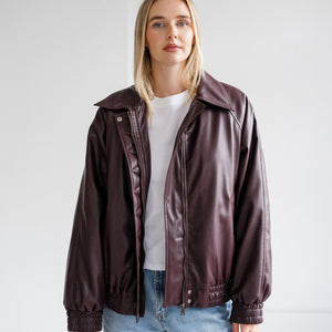 Oversized Bomber by Brunette The Label