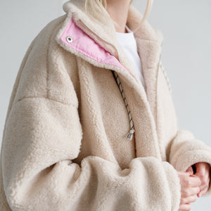 Snap Sherpa Jacket by Brunette The Label