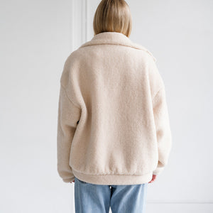 Snap Sherpa Jacket by Brunette The Label