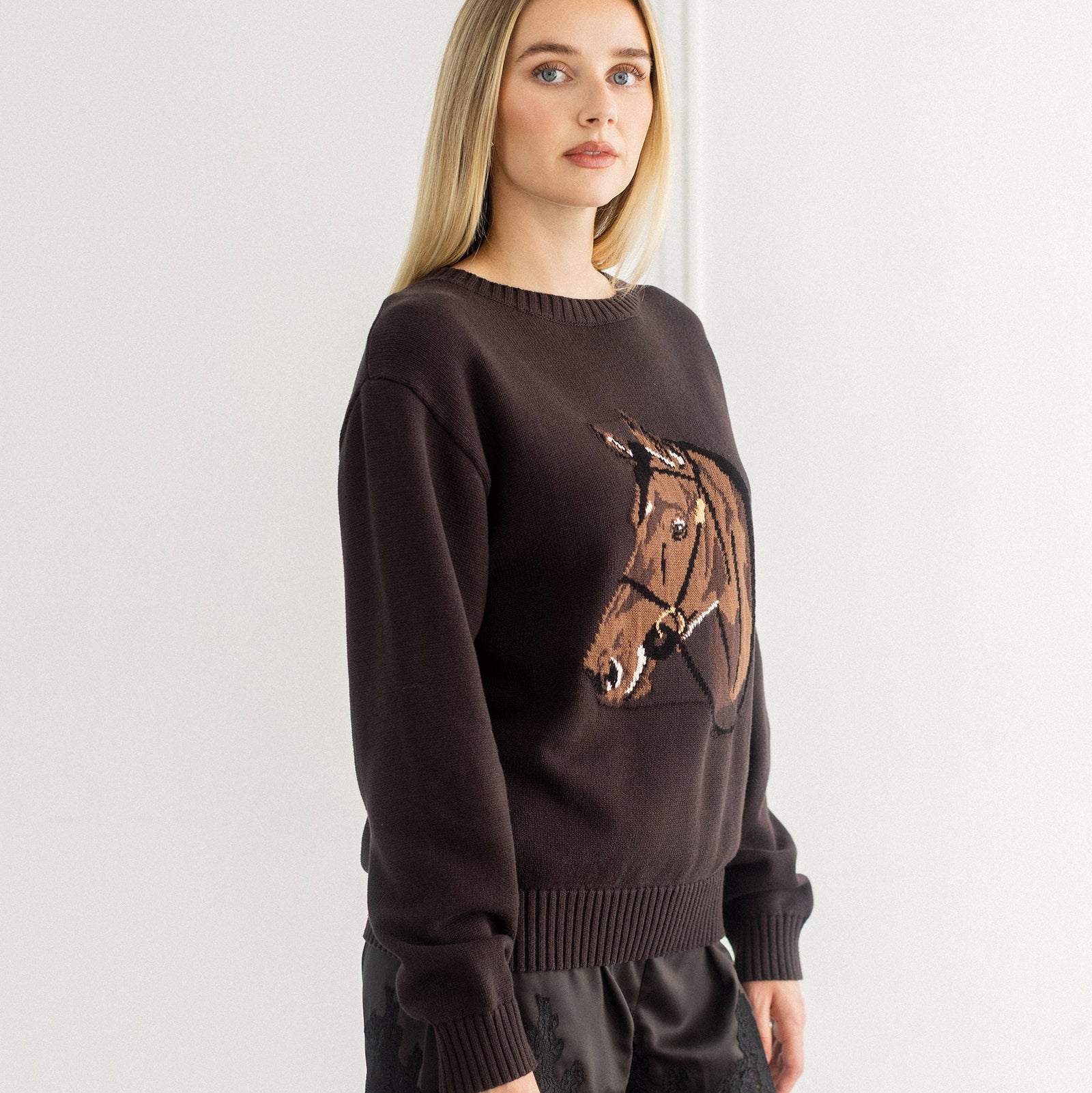 Elle Knit Sweater by Brunette The Label