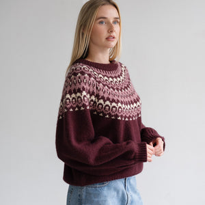 Fair Isle Jacquard Sweater by Brunette The Label